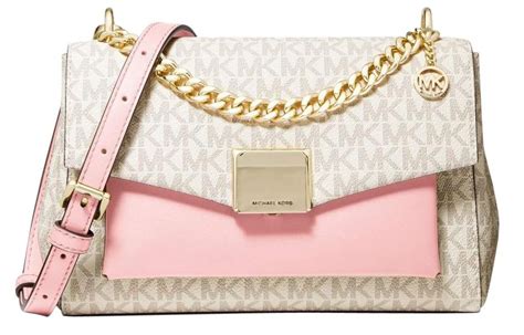 michael kors lita medium two-tone|Michael Kors lita bag.